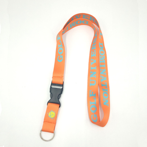 Wholesale Fashion Colorful Luxury Brands Neck Strap Polyester Sublimation Printing Lanyards with logo Custom
