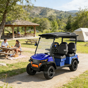 Carrito de Golf Eléctrico de 4 Plazas, Compacto, Fácil Mantenimiento, para Uso Personal - Product Image 1