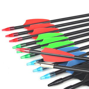 CUPID Tir à l'arc Carbone 7mm Fibre de verre Flèche Tir à l'arc Pratique Débutant Utilisation Flèche Fibre de verre pour Arc - Product Image 2