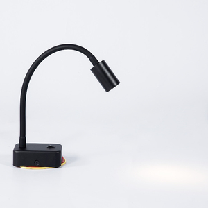 3W Kopfteil Wand leuchte Verstellbarer Schwanenhals Wand leuchte <span class=keywords><strong>LED</strong></span> Wand leuchte Nachttisch Lese lampe Für Hotel - Product Image 6