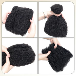 FH Spring Mini Twist Afro Kinky Curly Cheveux Humains en Vrac pour Tressage 10-20 pouces Cheveux Humains Brésiliens Sans Nœuds - Product Image 3