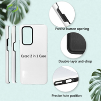 Coques de téléphone à sublimation 2 en 1 Prosub 3D, revêtement double couche résistant, coque de téléphone portable à sublimation pour One Plus 9 Pro