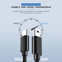 Câble USB Type C vers Mini USB, charge rapide, synchronisation des données, cordon USB-C vers Mini 5 broches OTG pour appareil photo numérique, lecteur MP3, récepteur GPS