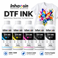 Tinta Putih DTF Berbasis Air CMYK Tinta Pigmen Warna Cerah untuk Pencetakan Kaos Katun Tekstil Profesional Produsen Grosir