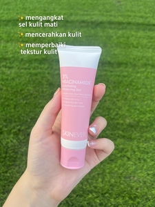 SKINEVER Niacinamide esfoliante Gel detergente viso con Centella per la pulizia profonda della pelle e rimuovere il tono scuro della pelle - Product Image 2