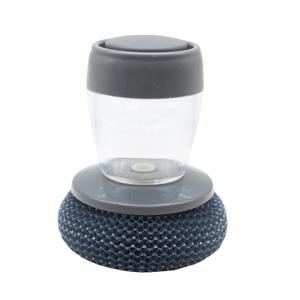 Brosse à vaisselle pour le nettoyage de la <span class=keywords><strong>maison</strong></span>, distributeur de savon de cuisine, brosse de nettoyage avec tampon à récurer en acier inoxydable de remplacement - Product Image 2