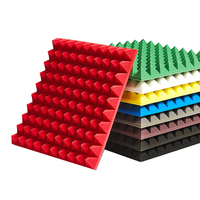 Nouveau produit Panneau acoustique en mousse de polyuréthane absorbant le son en forme de pyramide pour utilisation en studio Épaisseur 5 cm