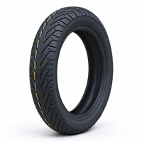Pneu de scooter tubeless 350-10 pour la circulation urbaine, bande de roulement en caoutchouc pour moto, usage routier, adhérence durable, approvisionnement direct usine, stock disponible