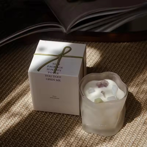 Vela Aromática para el Hogar, Aroma Duradero, Pieza Decorativa Elegante para Dormitorio, Sala de Estar, Ambiente - Product Image 1