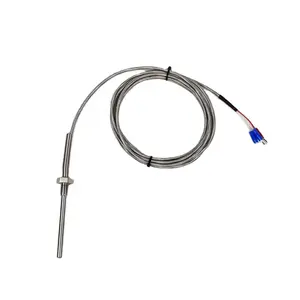 Laiyuan Aangepast Formaat 6X70Mm Thermokoppel Rtd Pt100 Temperatuursensor Met M 10X1.5 Schroef