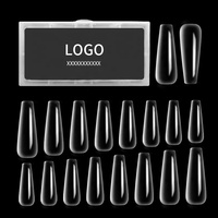 MH Strong Clear Press on Nails Soft Glue OEM Manucure Produits de Beauté Faux Ongles à Coller Personnalisés
