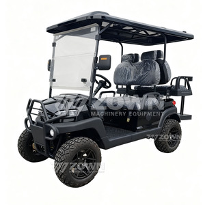 Voiturette de golf électrique tout-terrain à 6 places, économe en énergie, pneus résistants à l'usure, amortisseur pour la gestion des propriétés de clubs - Product Image 6