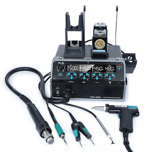 YIHUA-948D IV Solución Integrada <span class=keywords><strong>de</strong></span> Retrabajo <span class=keywords><strong>para</strong></span> Taller <span class=keywords><strong>de</strong></span> Electrónica que Combina Funciones <span class=keywords><strong>de</strong></span> Calentamiento y Desoldadura - Product Image 2