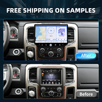 Reproductor de DVD con Pantalla de Radio de 11.5 Pulgadas, Snapdragon 665 para Dodge Ram 2013-2018, CarPlay Inalámbrico, QLED 2K, DSP, Navegación GPS