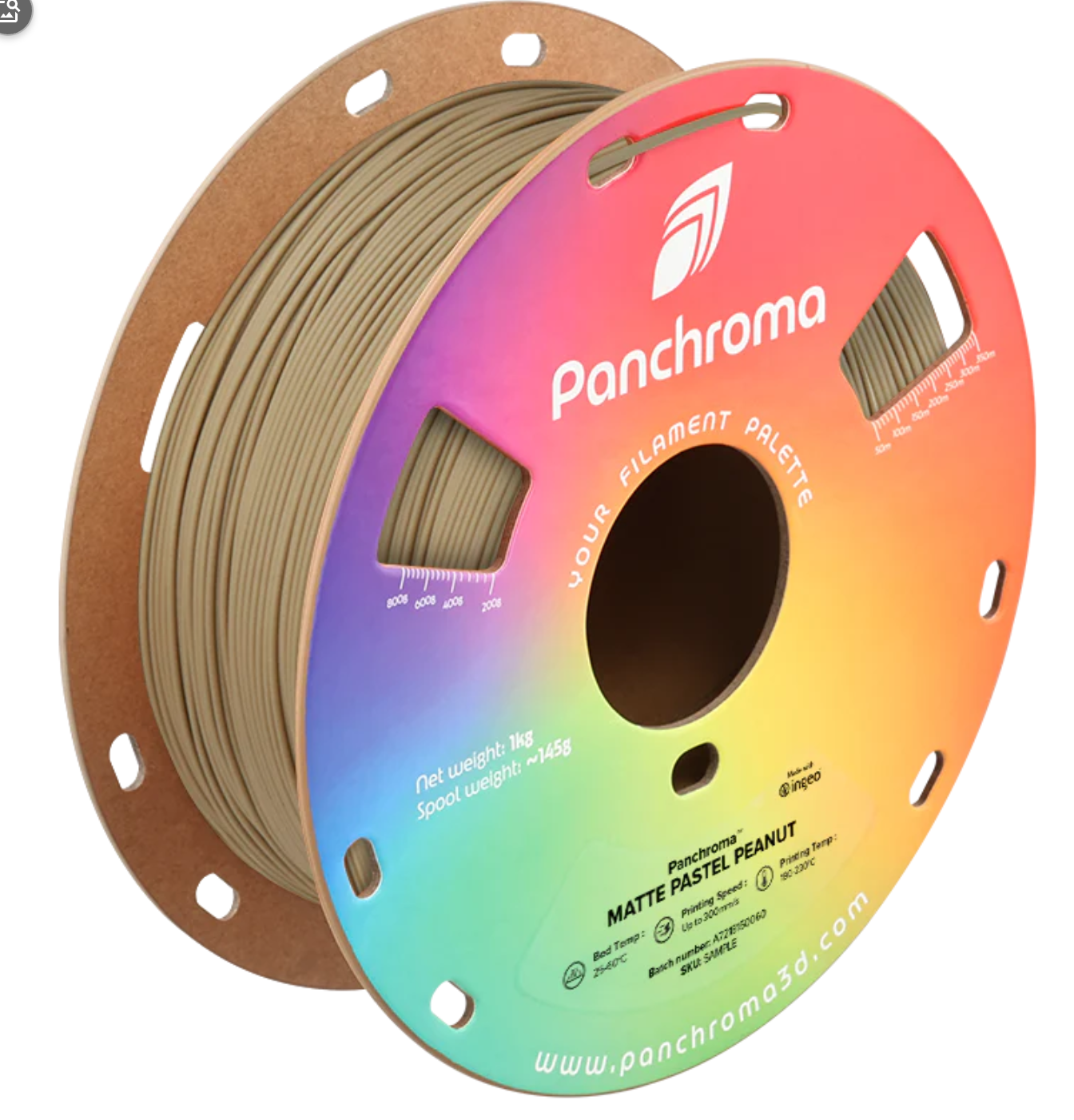 ถั่วลิสงสีพาสเทลแบบด้าน