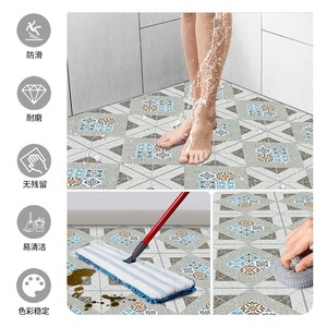 Tem dán sàn giả đá PVC tự dính, chống trơn trượt, chống thấm, chịu mài mòn, thiết kế hiện đại, thích hợp cho nhà cho thuê, quà tặng sinh nhật - Product Image 2