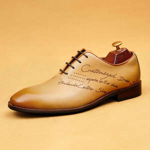 Oxfords Formales de Negocios para Hombre, Hechos a Mano con Tres Costuras, de Alta Calidad y Lujo, con Cordones, de Cuero Genuino - Product Image 6