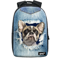 Mochila con Estampado Digital y Bolsillos, Sublimación Completa