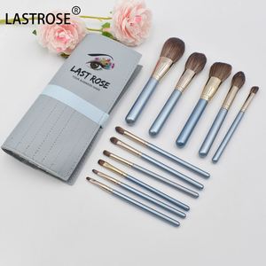 Juego de Brochas de Maquillaje Profesional de 11 Piezas, Marca Privada, Color Rosa, con Bolsa, Venta al Por Mayor - Product Image 3