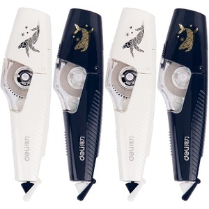 Deli Correction Tape 71497 6m Blue Refillable Pen Type For Students - Product Image 2