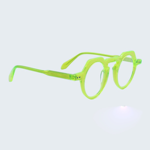 Monturas de Gafas para Miopía, Color Sólido, Lentes de Resina con Protección Anti Luz Azul, Ovaladas, Ligeras, para Mujeres Adultas, Gafas Ópticas con Receta - Product Image 6