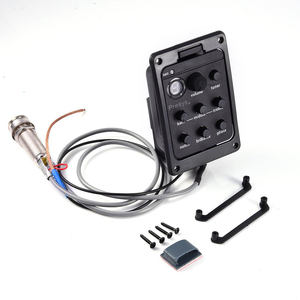 อีควอไลเซอร์ 4 แบนด์ สำหรับกีตาร์โปร่ง พร้อมจูนเนอร์ในตัว แบบ Piezo Pickup พร้อม Preamp ในตัว สำหรับกีตาร์ FM <span class=keywords><strong>Fish</strong></span> 101 Man 201 301 - Product Image 5