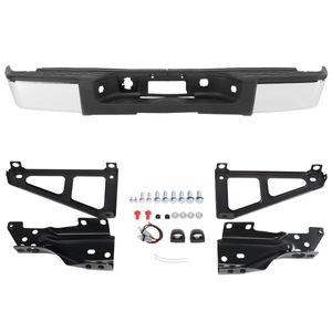 Parachoques Trasero para Silverado 1500, de Acero, con Fijación por Pernos, sin Orificios, Compatible con Enganche de Remolque, 2007-2013, D0100HP0G8W - Product Image 1