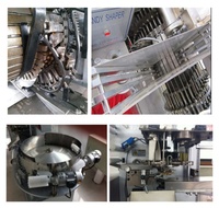 Mesin Produksi Permen Lollipop Otomatis OC-HTL400 untuk Permen Pipih dan Bulat, Harga Pabrik/Mesin Pembuat Permen Lollipop Bulat