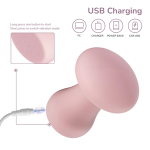 Hete Verkoop Zachte Siliconen Paddestoel Vorm Mini Vibrator Seksspeeltjes Voor Vrouw Massage Volwassen Speelgoed Voor Meisje Vagina - Product Image 3