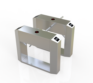 Eo chiều cao kiểm soát truy cập hệ thống cổng tự động Đầu đọc vé cửa trượt cửa quay an ninh lối vào Chân máy quay - Product Image 6