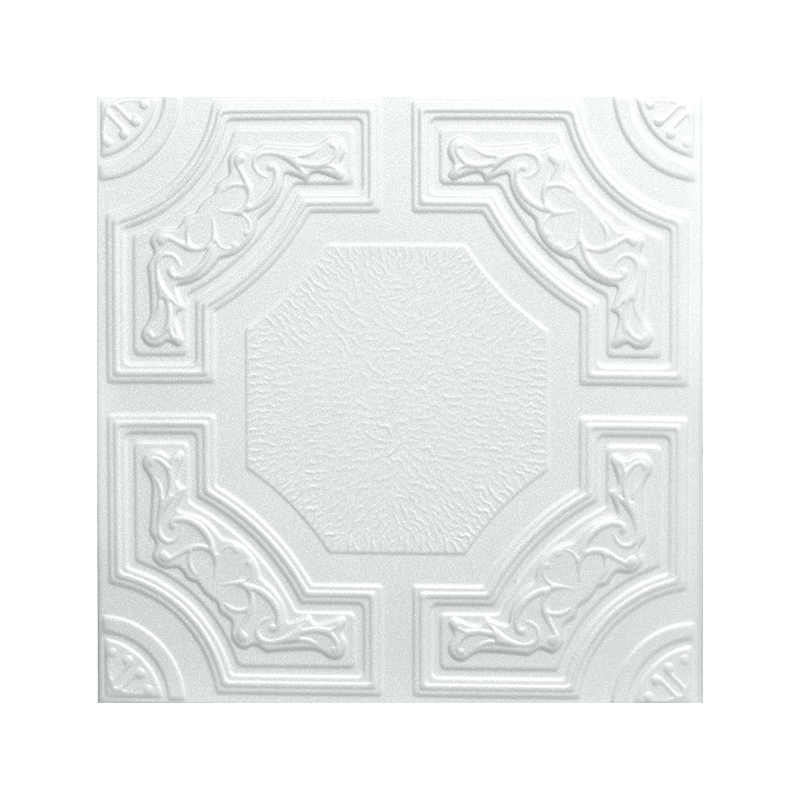 600*600mm blanc en relief PVC plafond carreaux partout dans le monde