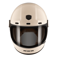 Nouveau casque intégral vintage ASTONE GT4 blanc brillant en ABS certifié ECE22.06 Garantie 1 an
