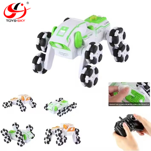 2023新品8輪スタント変形RCカースマート玩具ロボットライト自動変換スプレー犬教育プラスチックモデルおもちゃ - Product Image 3