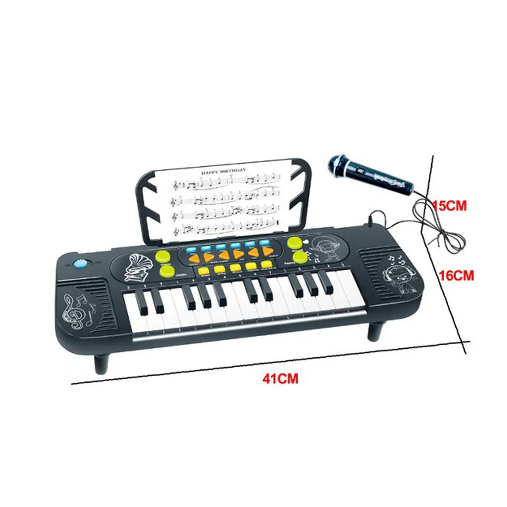 Jouets de <span class=keywords><strong>musique</strong></span> pour enfants, Piano électronique multifonction, avec Mini clavier électronique pour enfants