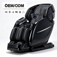 Fauteuil de massage électrique 4D Shiatsu de luxe en cuir véritable, vibrant, physiothérapie, zéro gravité, pour le dos et les pieds, modèle 2026