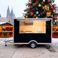 Camion de restauration rapide mobile personnalisé unique, churros au fromage et au chocolat, en-cas sucrés, bonbons, remorque alimentaire pour la vente