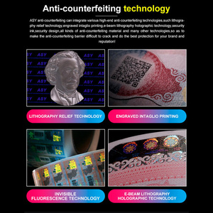 Aangepaste hoogwaardige watermerkbeveiligingscertificaat-stempel- en diplomadrukwerkenservice - Product Image 6