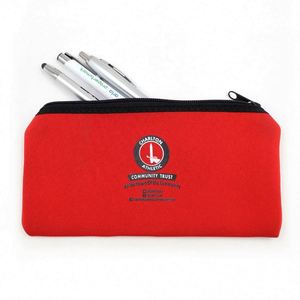 Sac à crayons scolaire en néoprène personnalisé avec logo imprimé, design imperméable, vente en gros - Product Image 1