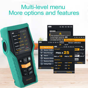 Moniteur de qualité de l'air Xtester BR-smart 128s haute précision pour CO2, PM2.5, PM1.0, PM10, poussière, TVOC, formaldéhyde avec garantie d'un an - Product Image 4