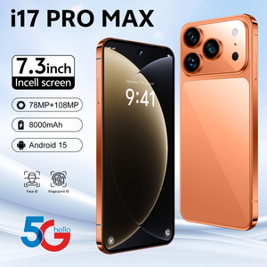 Teléfono Inteligente Android de Alta Gama Color Naranja 17 Pro Max, Pantalla Grande de 7.3 Pulgadas, Doble SIM, 1 TB de Memoria, Batería de 8000 mAh, Cámara de 78+108 MP - Product Image 3