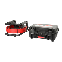 Qyteco 13.3 pouces DVR IP tuyau industriel numérique CCTV caméra système d'inspection de vidange pour plombiers avec compteur de compteur