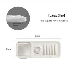 Custom rubinetto assorbente lavello protezione Splash gocciolamento cuscinetto di plastica in Silicone per bagno cucina appartamento con finitura ABS - Product Image 4