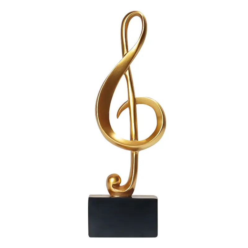 Ins wind tuba music note art decoration staff note Trophy gift music store music exhibition hall decoration