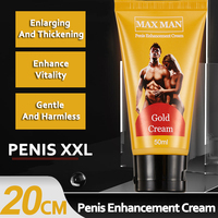 Crème MAX MAN Gold Performance pour hommes, amélioration de la résistance et de la force, 50 ml, extrait de plantes naturelles, expédition discrète
