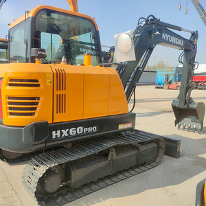 Nueva Excavadora Hidráulica Compacta Hyundai HX60PRO de 6 Toneladas, Equipo de Construcción de Alta Eficiencia con Motor Yanmar de Alta Capacidad de Excavación - Product Image 1