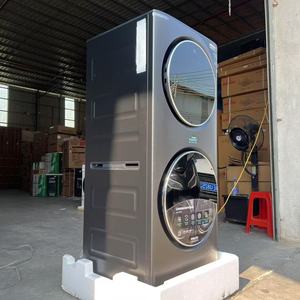 Xếp Chồng Lên Nhau Kit Máy Giặt Phía Trước Tải 15Kg Với Máy Sấy Biến Tần 1400Rpm LED Hiển Thị Hỗ Trợ AI Thông Minh Rửa 15 Phút Nhanh Chóng Rửa - Product Image 4