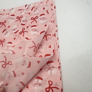17g Christmas Themed Tissue <strong>Paper</strong> with Santa, Christmas Lights, Candy Cane &amp; Bow <strong>Elements</strong> Wrapping <strong>Paper</strong> &amp; Packaging Materials - Product Image 2
