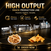 Machine automatique d'extrusion de snacks croustillants frits, machine à fabriquer des chips de maïs Doritos, ligne de production de chips de tortilla, machine à faire des chips de nachos