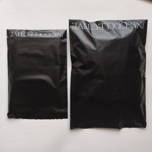 Low MOQ Matte Black Ploy Mailer Plastic Wrap Custom Size Color Parcel Personalized Printing Logo Shipping <b>Bags</b> for Clothes Shoes - Product Image 2