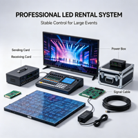 Écran LED de location extérieur, IP65, étanche, couleur pleine, mur vidéo LED modulaire pour événements